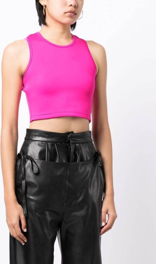 Cynthia Rowley Cropped tanktop Roze