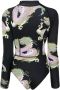 Cynthia Rowley Badpak met print Zwart - Thumbnail 2
