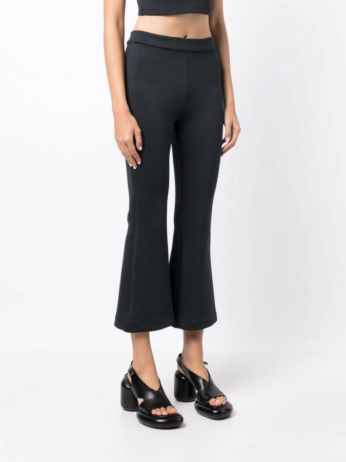 Cynthia Rowley Flared broek Zwart