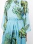 Cynthia Rowley Maxi-jurk met print Blauw - Thumbnail 5