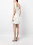 Cynthia Rowley Mini-jurk met bloemdetail Wit - Thumbnail 4