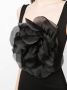 Cynthia Rowley Mini-jurk met bloemdetail Zwart - Thumbnail 5