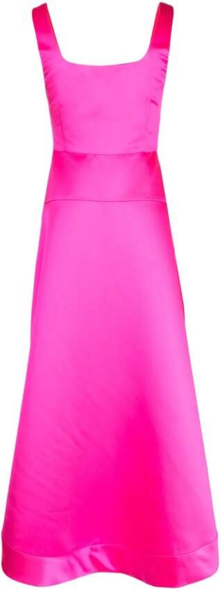Cynthia Rowley Satijnen jurk Roze