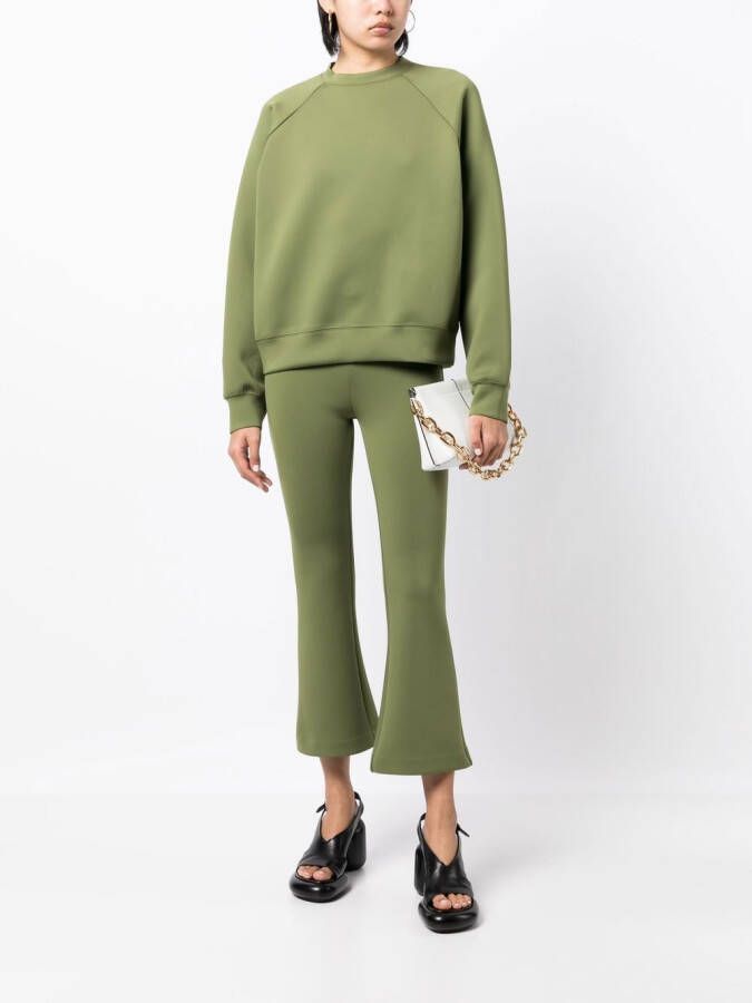 Cynthia Rowley Sweater met ronde hals Groen