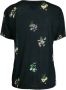 Cynthia Rowley T-shirt met bloemenprint Zwart - Thumbnail 2