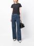Cynthia Rowley T-shirt met perforatie detail Zwart - Thumbnail 2