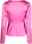 Cynthia Rowley Zijden blouse Roze - Thumbnail 2