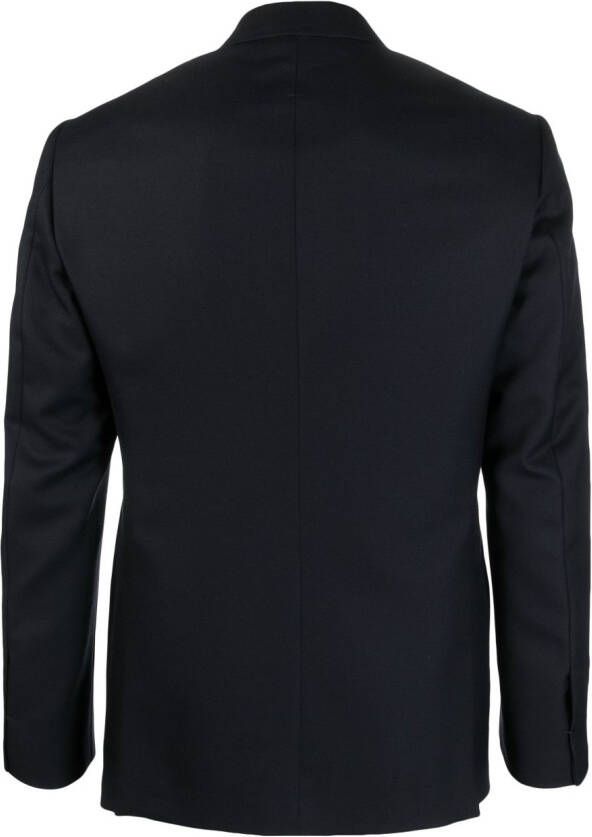 D4.0 Blazer met enkele rij knopen Blauw