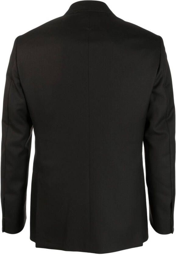 D4.0 Blazer met enkele rij knopen Bruin