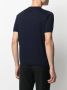 D4.0 Fijngebreid T-shirt Blauw - Thumbnail 4
