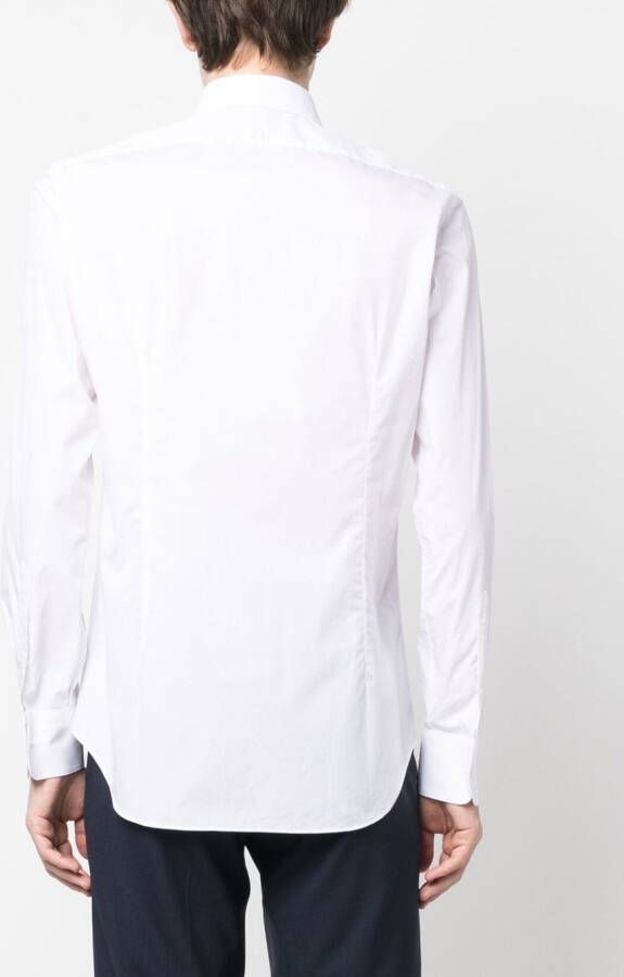 D4.0 Katoenen overhemd Wit