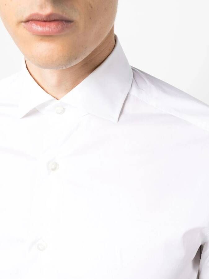 D4.0 Katoenen overhemd Wit