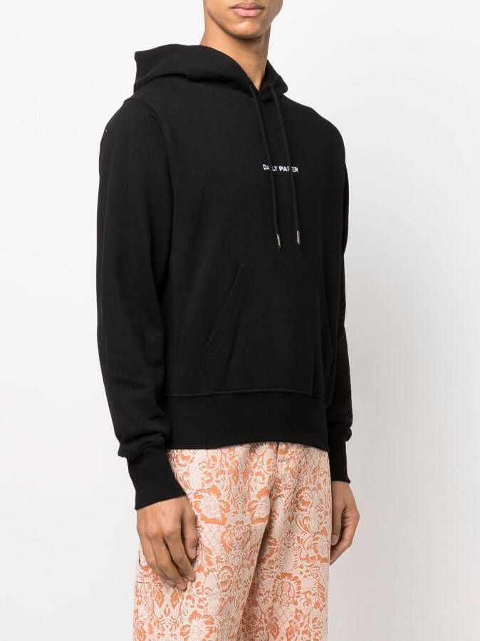 Daily Paper Hoodie met geborduurd logo Zwart