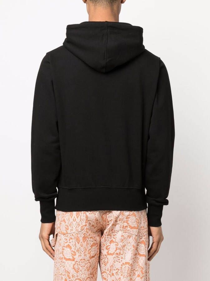 Daily Paper Hoodie met geborduurd logo Zwart
