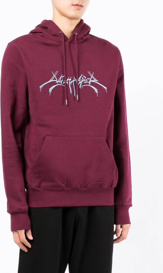 Daily Paper Hoodie met logoprint Rood