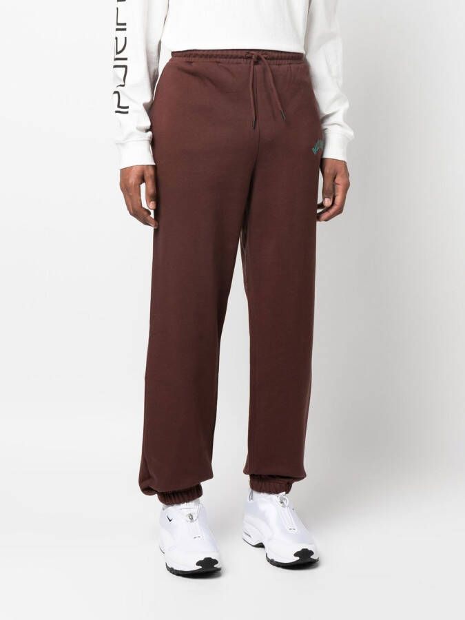 Daily Paper Trainingsbroek met logoprint Bruin
