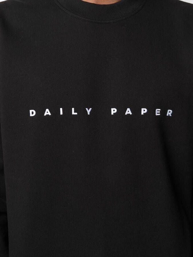 Daily Paper Sweater met geborduurd logo Zwart