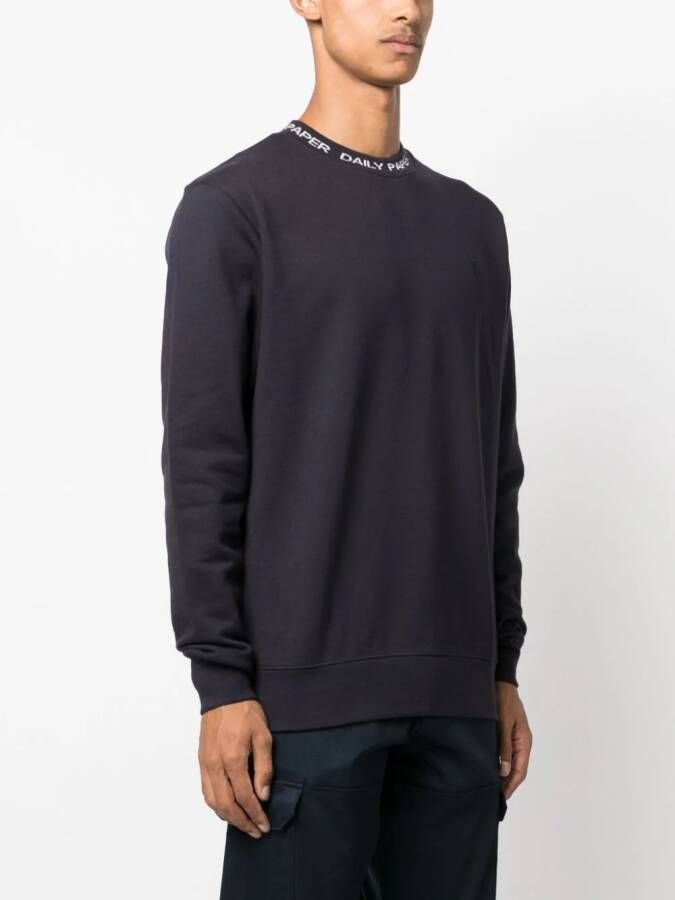 Daily Paper Sweater met logoprint Blauw