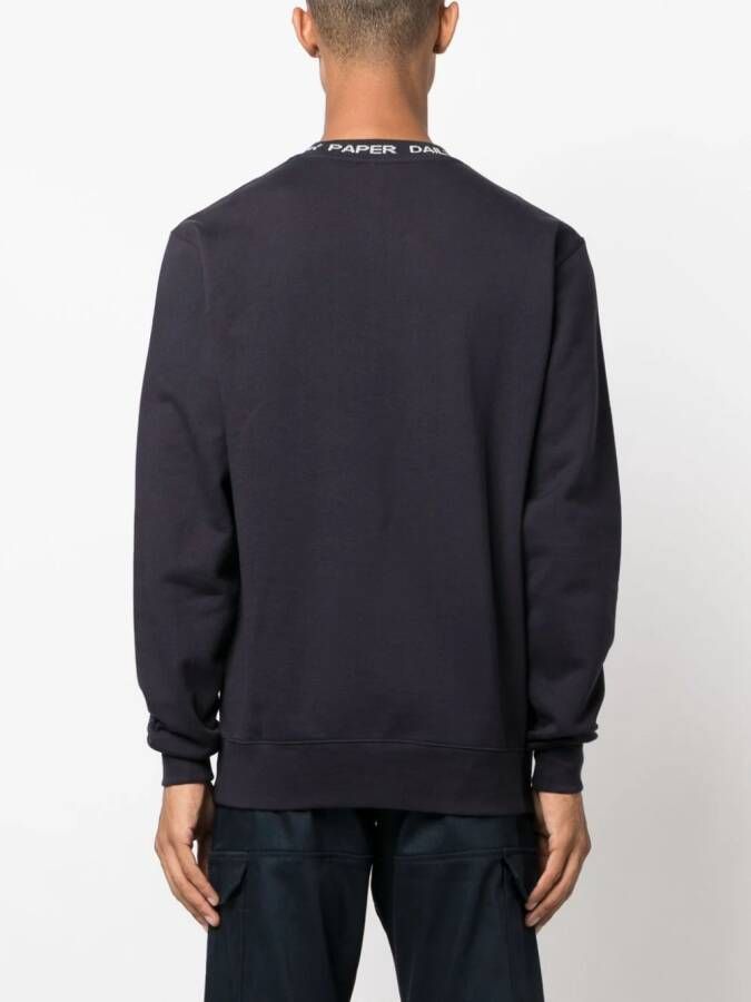 Daily Paper Sweater met logoprint Blauw