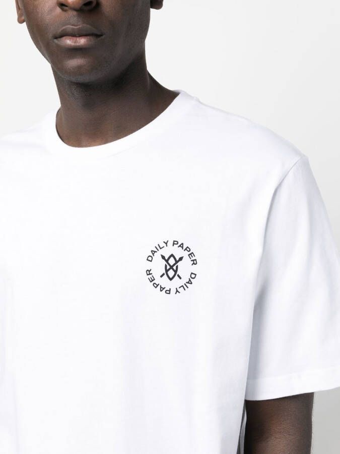 Daily Paper T-shirt met logoprint Wit