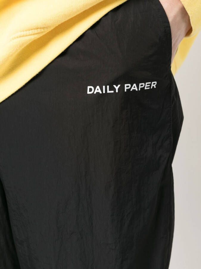 Daily Paper Trainingsbroek met elastische taille Zwart