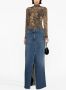 DARKPARK Denim maxi-rok Blauw - Thumbnail 2