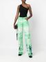 DARKPARK Jeans met tie-dye print Groen - Thumbnail 2