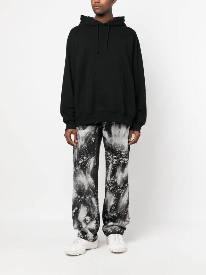 DARKPARK Jeans met verfspatten Zwart