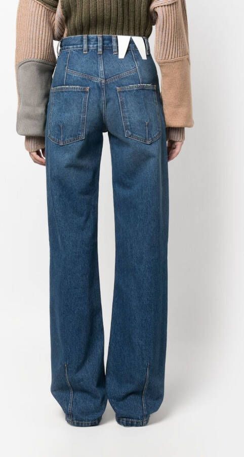 DARKPARK Jeans met wijde pijpen Blauw