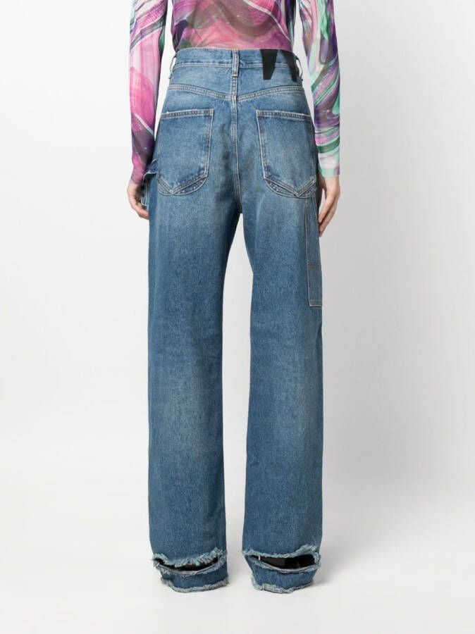 DARKPARK Jeans met wijde pijpen Blauw