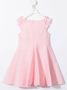 David Charles Mouwloze jurk Roze - Thumbnail 2