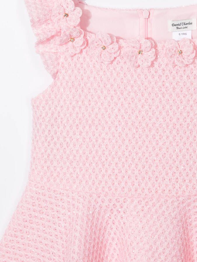 David Charles Mouwloze jurk Roze