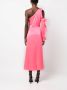 David Koma Asymmetrische jurk Roze - Thumbnail 4