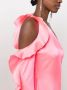 David Koma Asymmetrische jurk Roze - Thumbnail 5