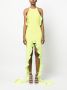 David Koma Asymmetrische mini-jurk Geel - Thumbnail 2