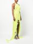 David Koma Asymmetrische mini-jurk Geel - Thumbnail 3