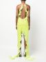 David Koma Asymmetrische mini-jurk Geel - Thumbnail 4