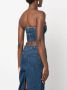 David Koma Cropped top Blauw - Thumbnail 4