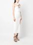 David Koma Midi-jurk met decoratieve gesp Wit - Thumbnail 3