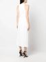 David Koma Midi-jurk met decoratieve gesp Wit - Thumbnail 4