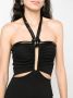David Koma Mini-jurk met geknoopt detail Zwart - Thumbnail 5