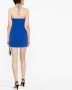 David Koma Mini-jurk met halternek Blauw - Thumbnail 4