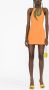 David Koma Uitgesneden mini-jurk Oranje - Thumbnail 2