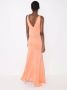 De La Vali Chiffon avondjurk Oranje - Thumbnail 2