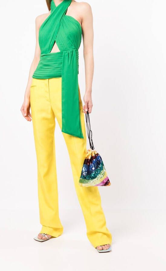 De La Vali Pantalon Geel