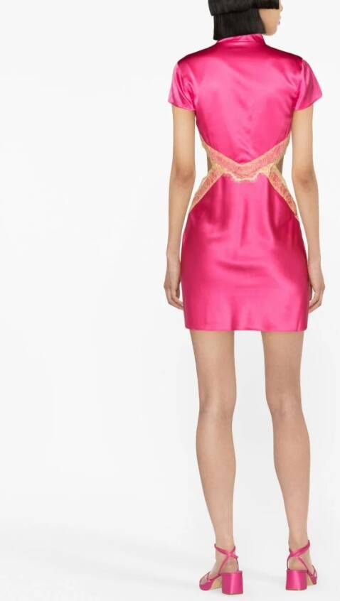 De La Vali Satijnen jurk Roze
