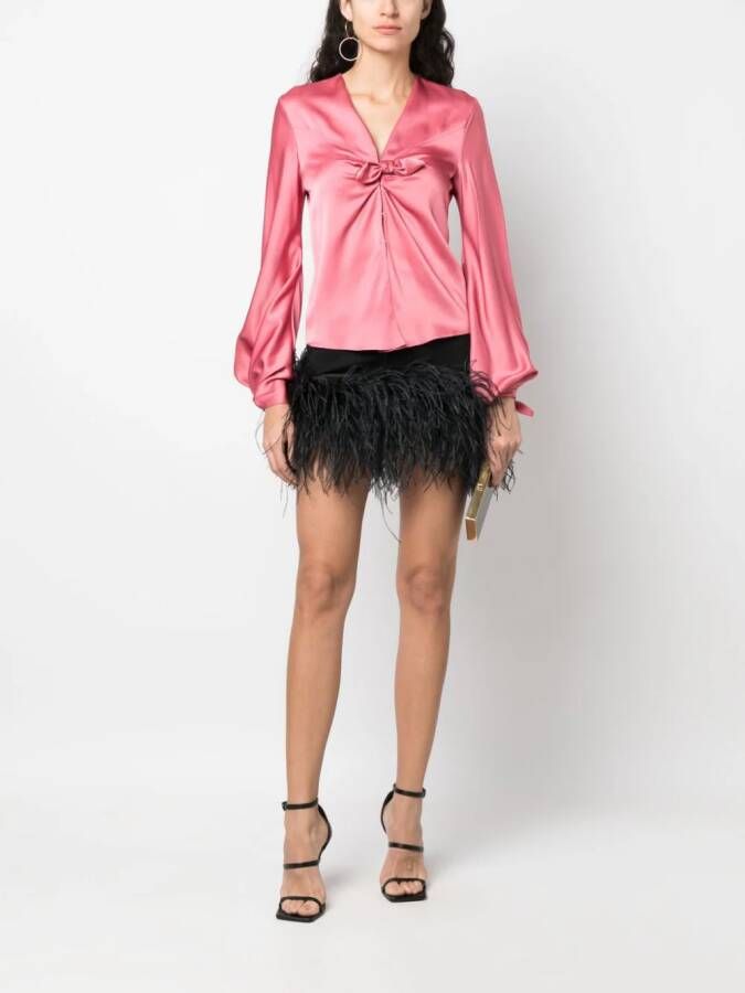 Del Core Blouse met geknoopt detail Roze