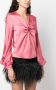 Del Core Blouse met geknoopt detail Roze - Thumbnail 3