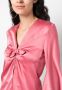 Del Core Blouse met geknoopt detail Roze - Thumbnail 5