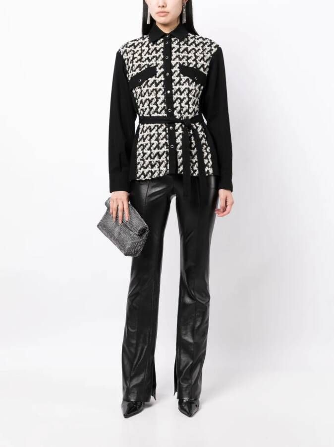 Del Core Blouse met gestrikte taille Zwart